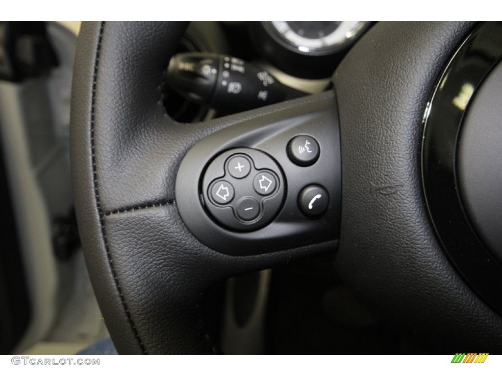 2013 Cooper Convertible Highgate Package - White Silver Metallic / Dark Truffle Lounge Leather photo #23