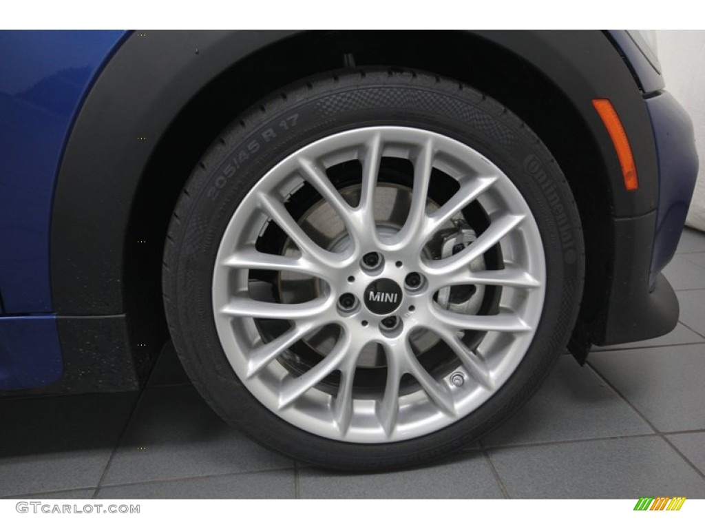 2013 Cooper S Coupe - Lightning Blue Metallic / Carbon Black photo #7