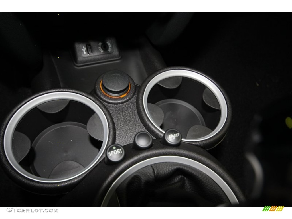 2013 Cooper S Coupe - Lightning Blue Metallic / Carbon Black photo #18
