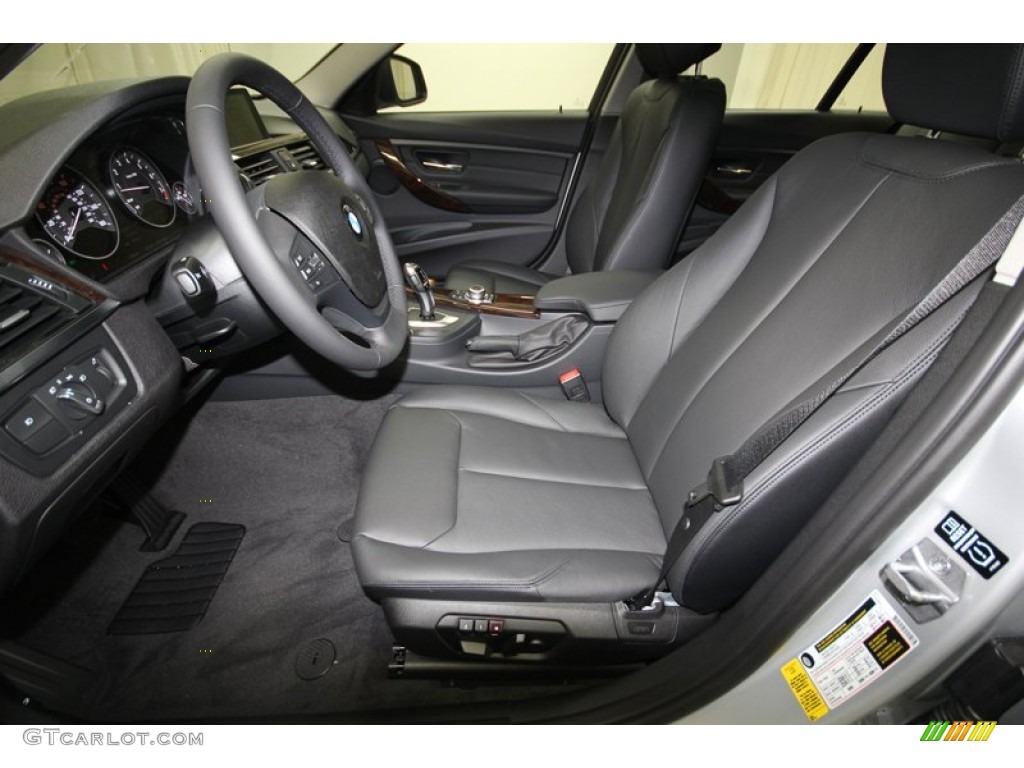 2013 3 Series 328i Sedan - Glacier Silver Metallic / Black photo #3