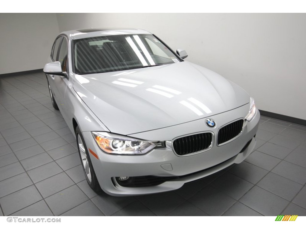 2013 3 Series 328i Sedan - Glacier Silver Metallic / Black photo #5