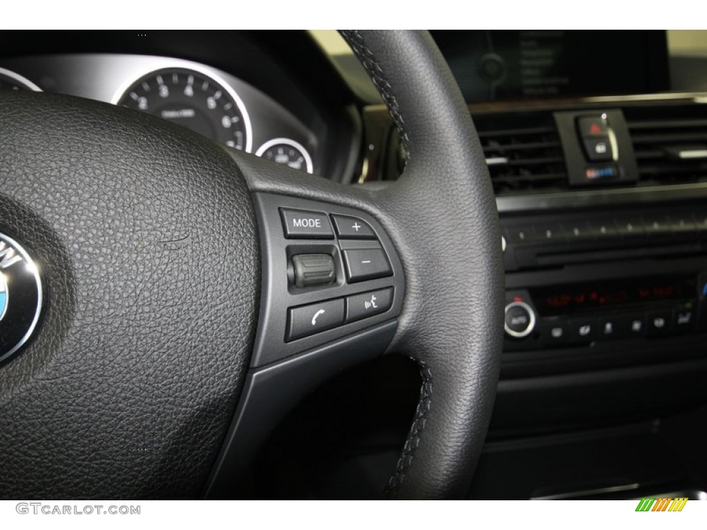 2013 3 Series 328i Sedan - Glacier Silver Metallic / Black photo #22