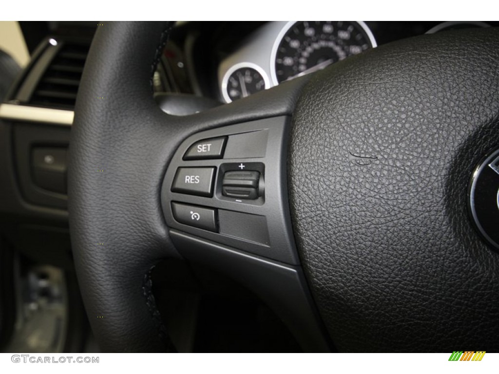 2013 3 Series 328i Sedan - Glacier Silver Metallic / Black photo #23