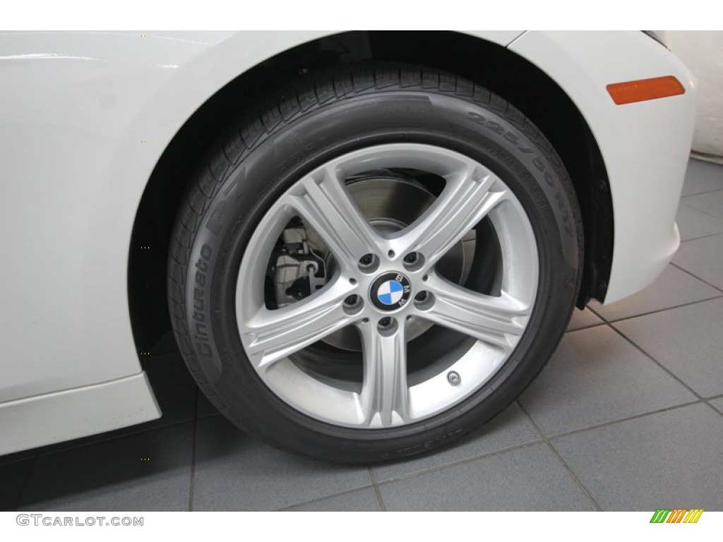 2013 3 Series 328i Sedan - Alpine White / Black photo #7