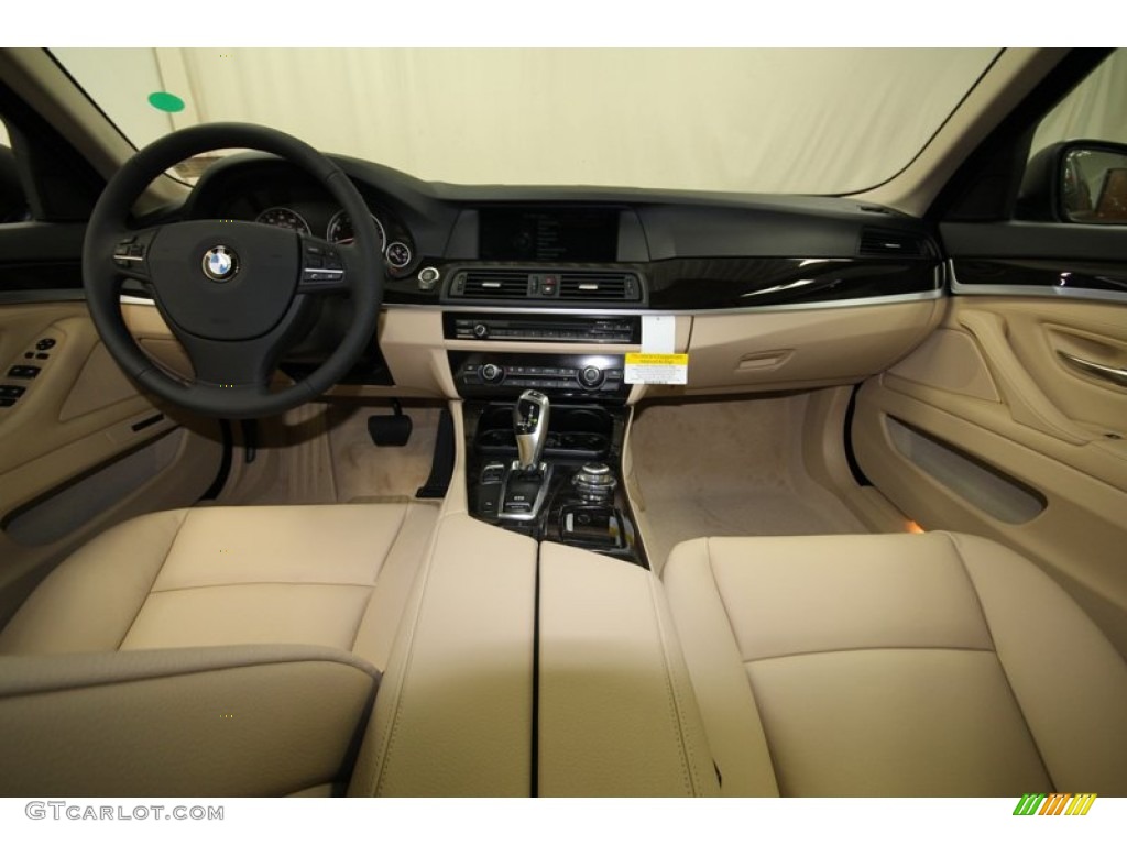 2013 5 Series 528i Sedan - Imperial Blue Metallic / Venetian Beige photo #4