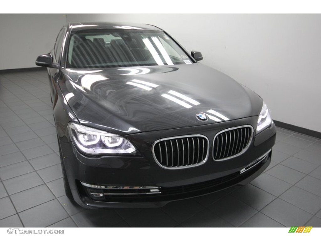 2013 7 Series 740Li Sedan - Dark Graphite Metallic II / Black photo #5