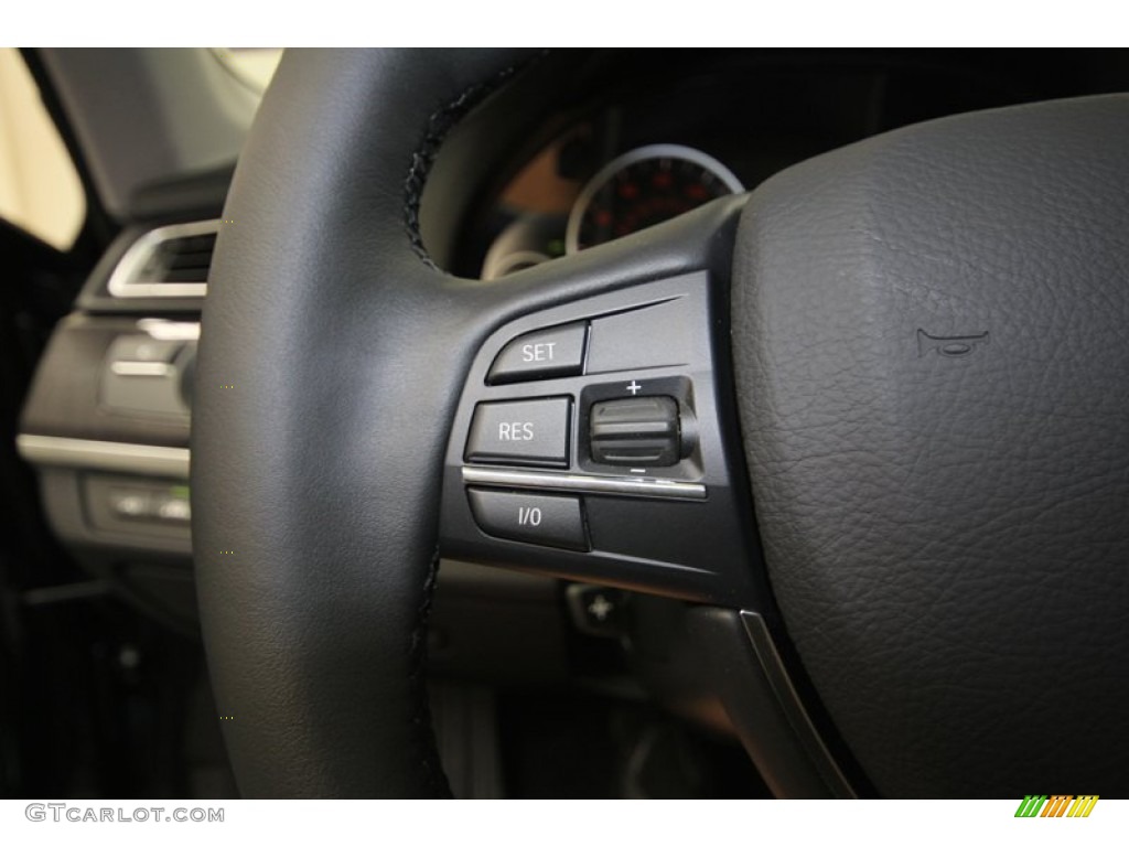 2013 7 Series 740Li Sedan - Dark Graphite Metallic II / Black photo #26