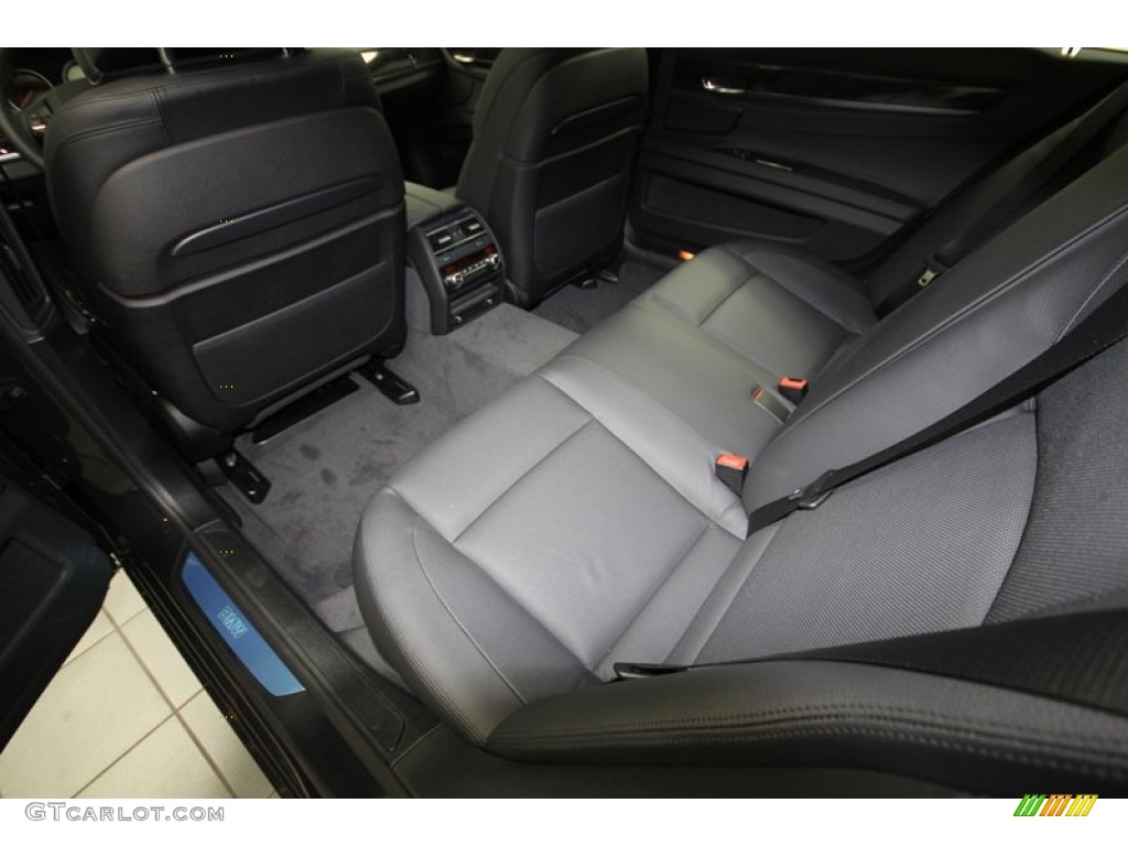 2013 7 Series 740Li Sedan - Dark Graphite Metallic II / Black photo #28