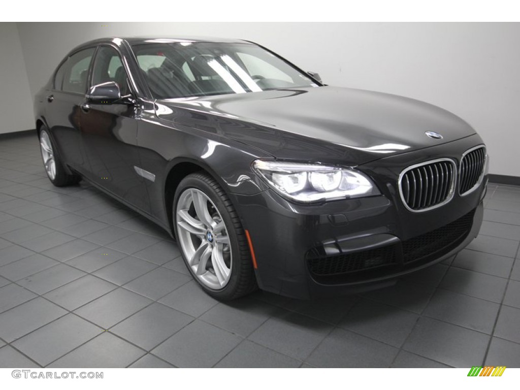 2013 7 Series 750Li Sedan - Dark Graphite Metallic II / Black photo #1