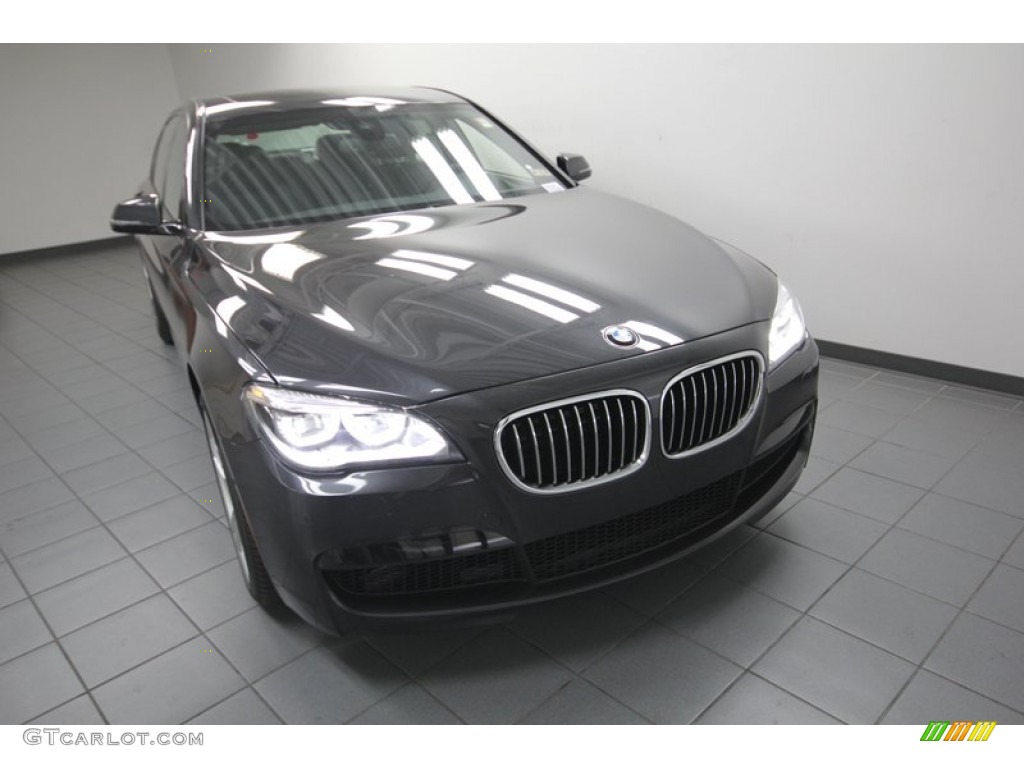 2013 7 Series 750Li Sedan - Dark Graphite Metallic II / Black photo #5