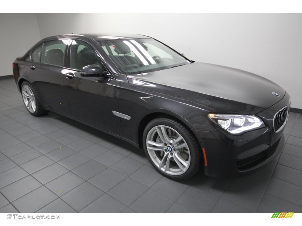 2013 7 Series 750Li Sedan - Dark Graphite Metallic II / Black photo #6