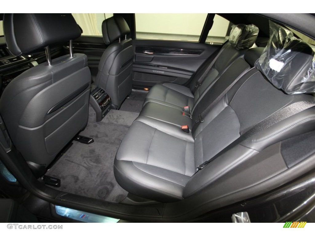 2013 7 Series 750Li Sedan - Dark Graphite Metallic II / Black photo #12