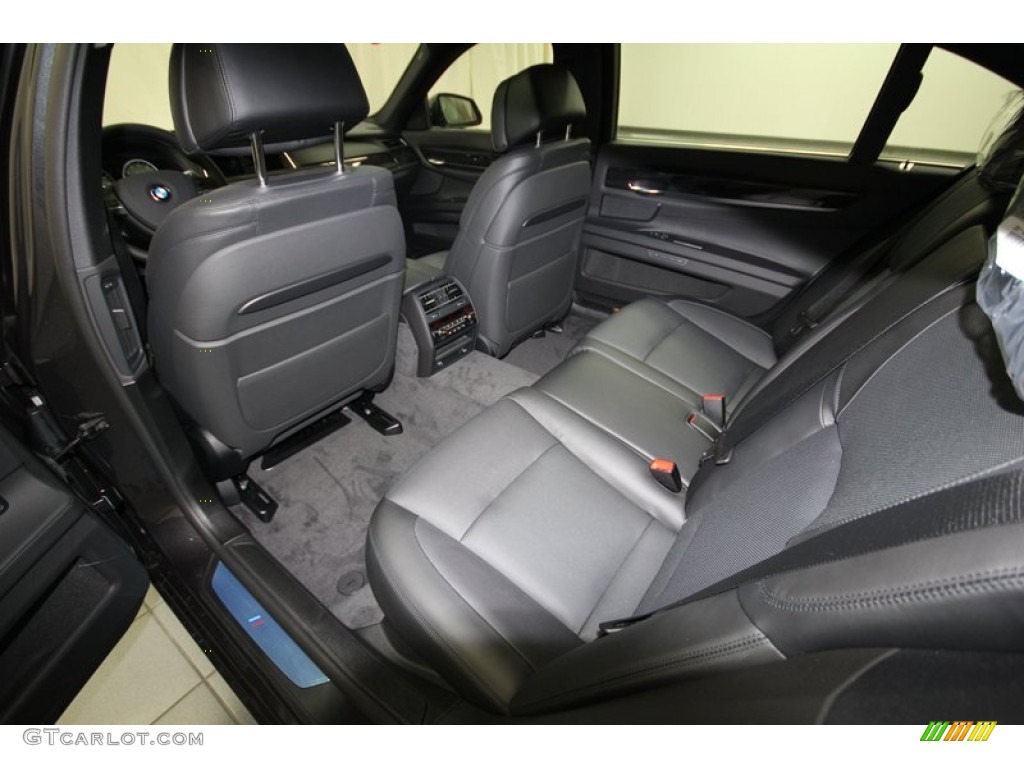 2013 7 Series 750Li Sedan - Dark Graphite Metallic II / Black photo #29