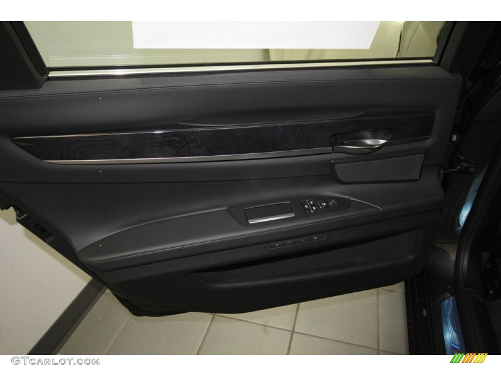 2013 7 Series 750Li Sedan - Dark Graphite Metallic II / Black photo #30