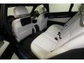 Ivory White/Black Rear Seat Photo for 2013 BMW 7 Series #80039534