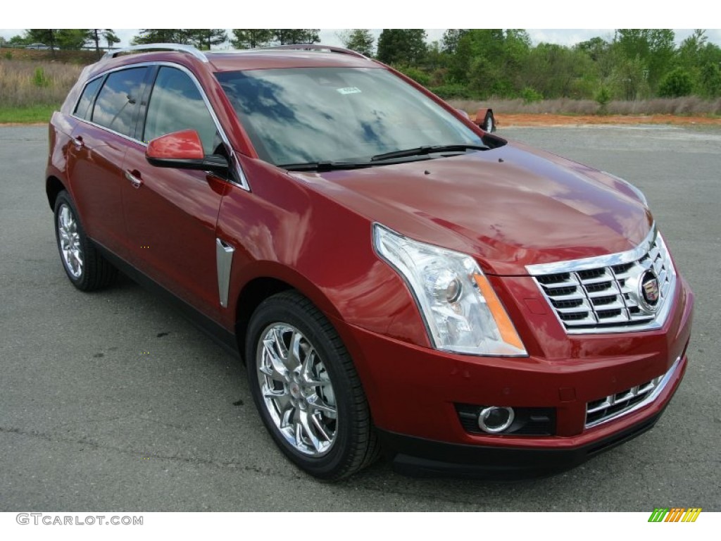 2013 SRX Performance FWD - Crystal Red Tintcoat / Shale/Brownstone photo #2