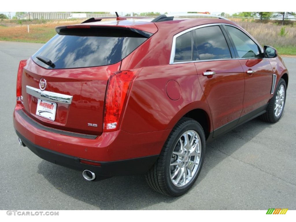 2013 SRX Performance FWD - Crystal Red Tintcoat / Shale/Brownstone photo #6