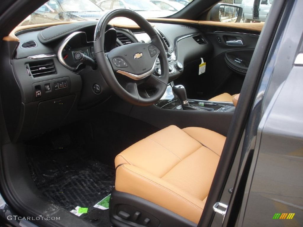 Jet Black/Mojave Interior 2014 Chevrolet Impala LTZ Photo #80042521
