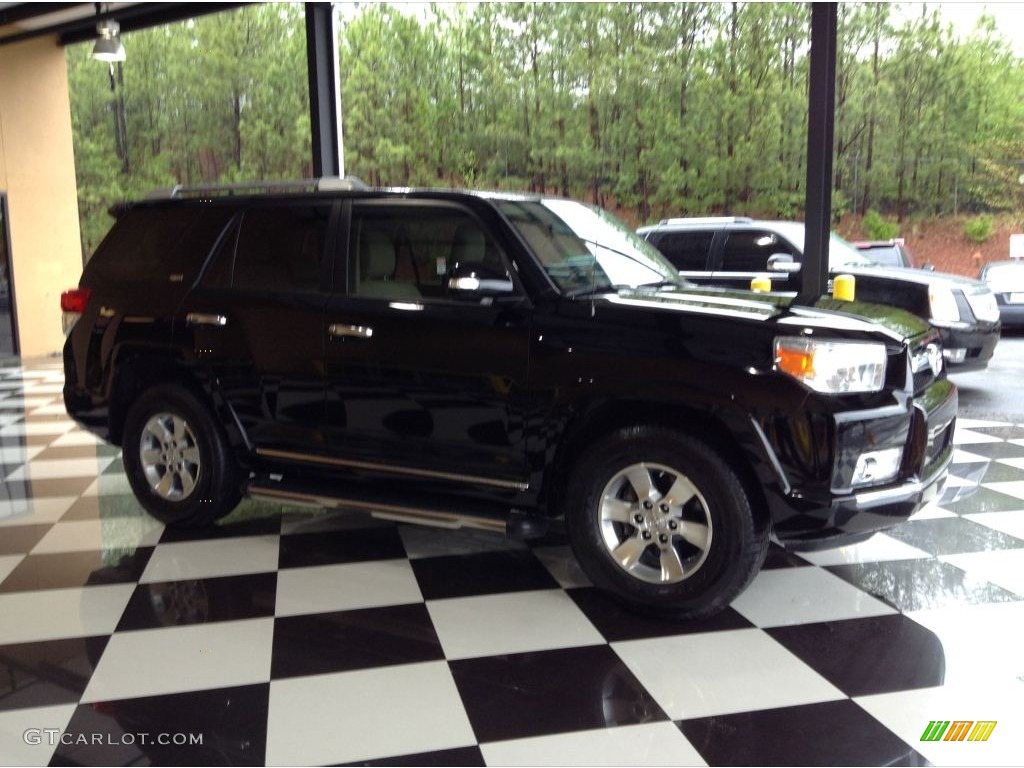2011 4Runner SR5 - Black / Sand Beige Leather photo #1
