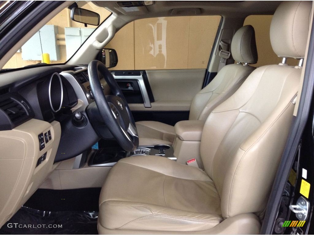 2011 4Runner SR5 - Black / Sand Beige Leather photo #11