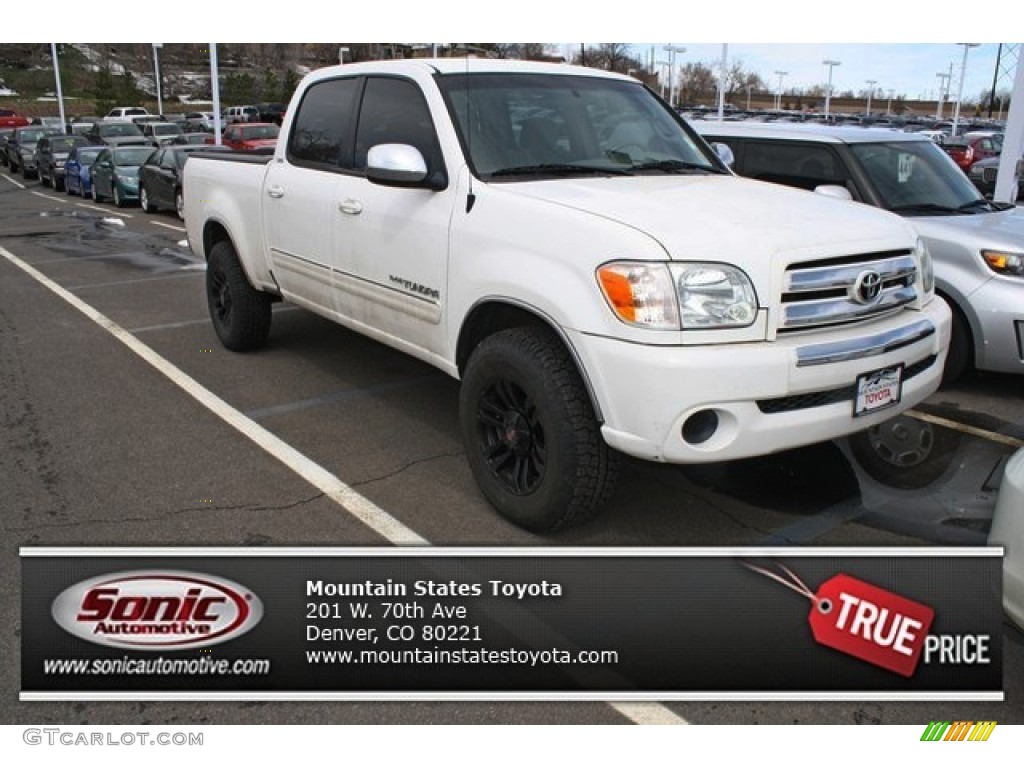 Natural White Toyota Tundra