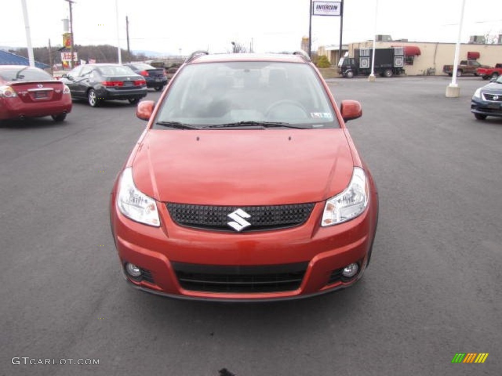2011 SX4 Crossover Technology AWD - Sunlight Copper Metallic / Black photo #2