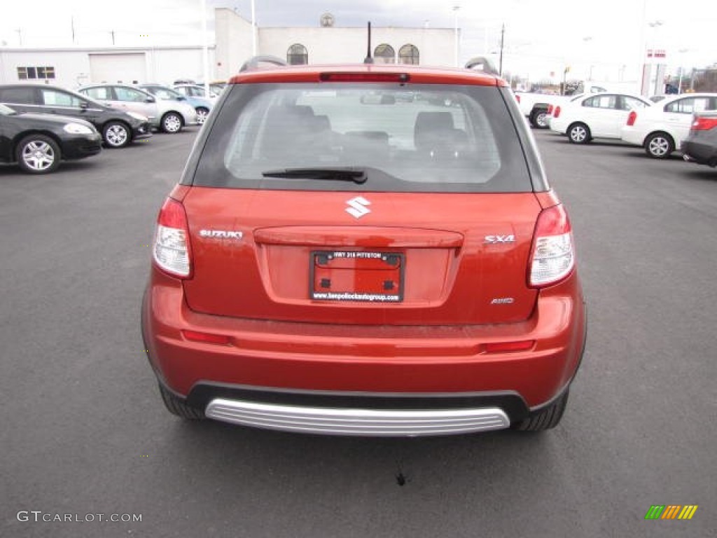 2011 SX4 Crossover Technology AWD - Sunlight Copper Metallic / Black photo #6