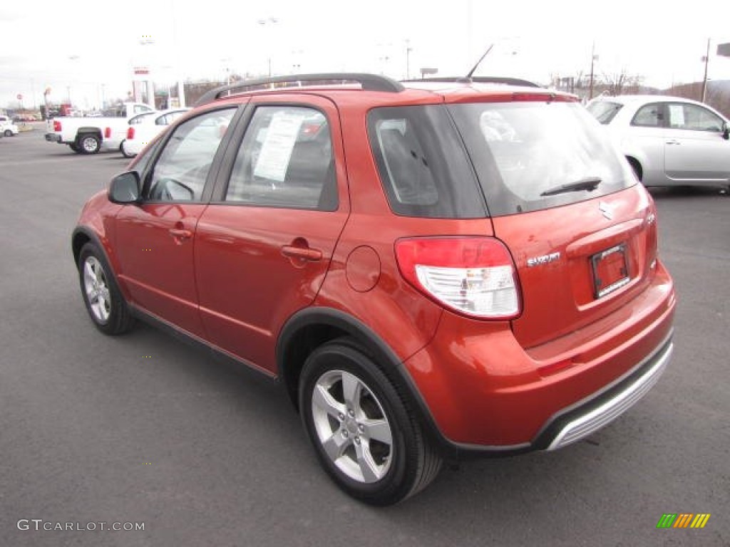2011 SX4 Crossover Technology AWD - Sunlight Copper Metallic / Black photo #7