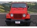 2002 Flame Red Jeep Wrangler X 4x4  photo #7