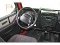 2002 Jeep Wrangler Agate Black Interior Dashboard Photo