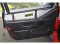 Agate Black 2002 Jeep Wrangler X 4x4 Door Panel