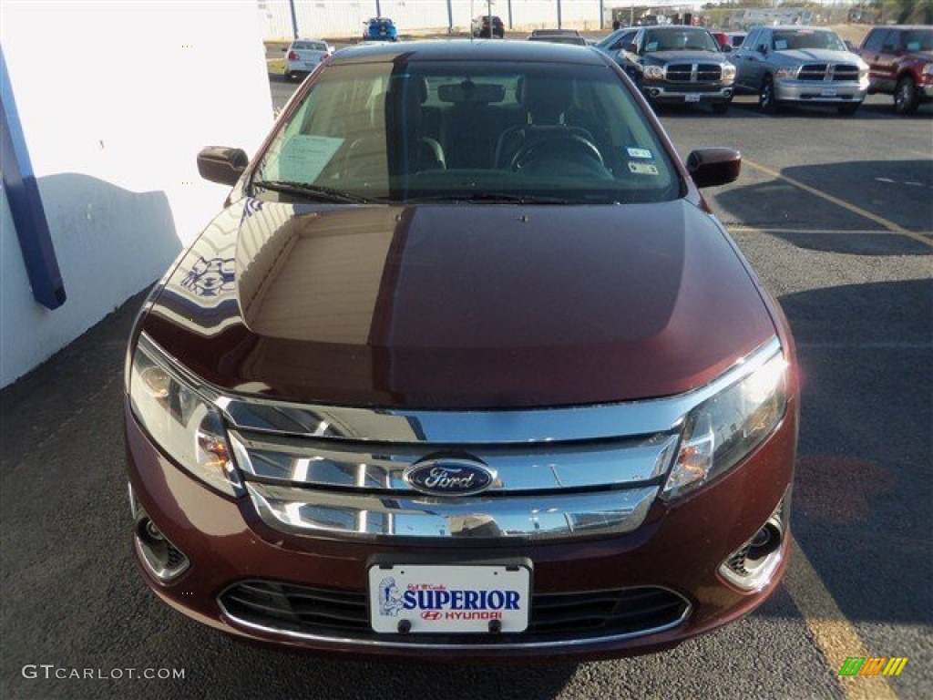 2012 Fusion SEL V6 - Bordeaux Reserve Metallic / Charcoal Black photo #2