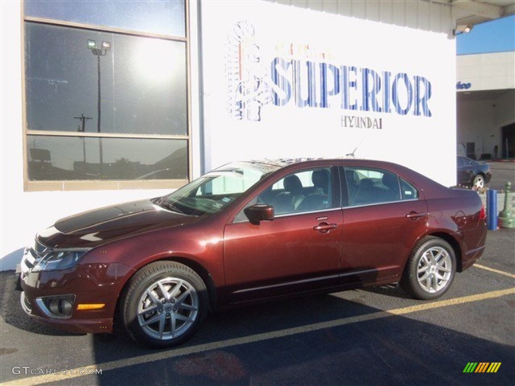 2012 Fusion SEL V6 - Bordeaux Reserve Metallic / Charcoal Black photo #4