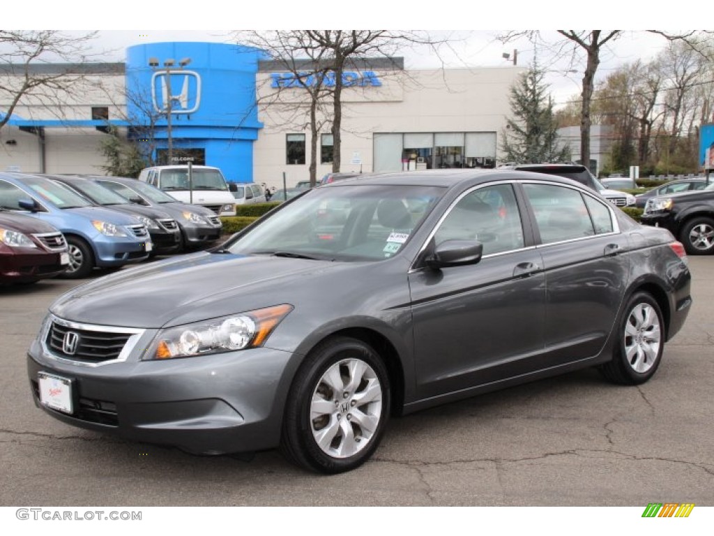 2010 Accord EX-L Sedan - Polished Metal Metallic / Black photo #1