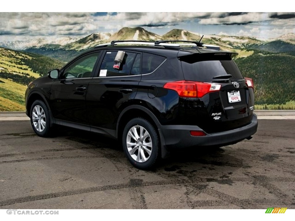 2013 RAV4 Limited AWD - Black / Black photo #2