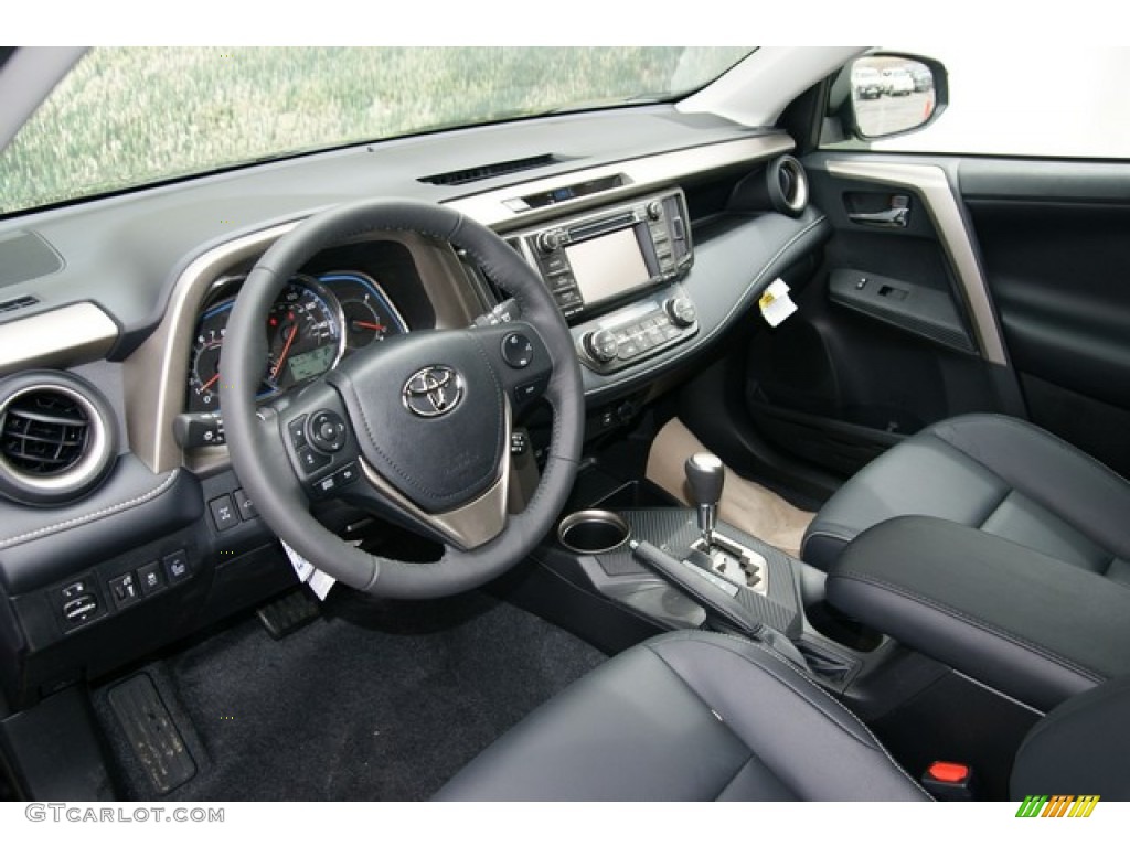 2013 RAV4 Limited AWD - Black / Black photo #5