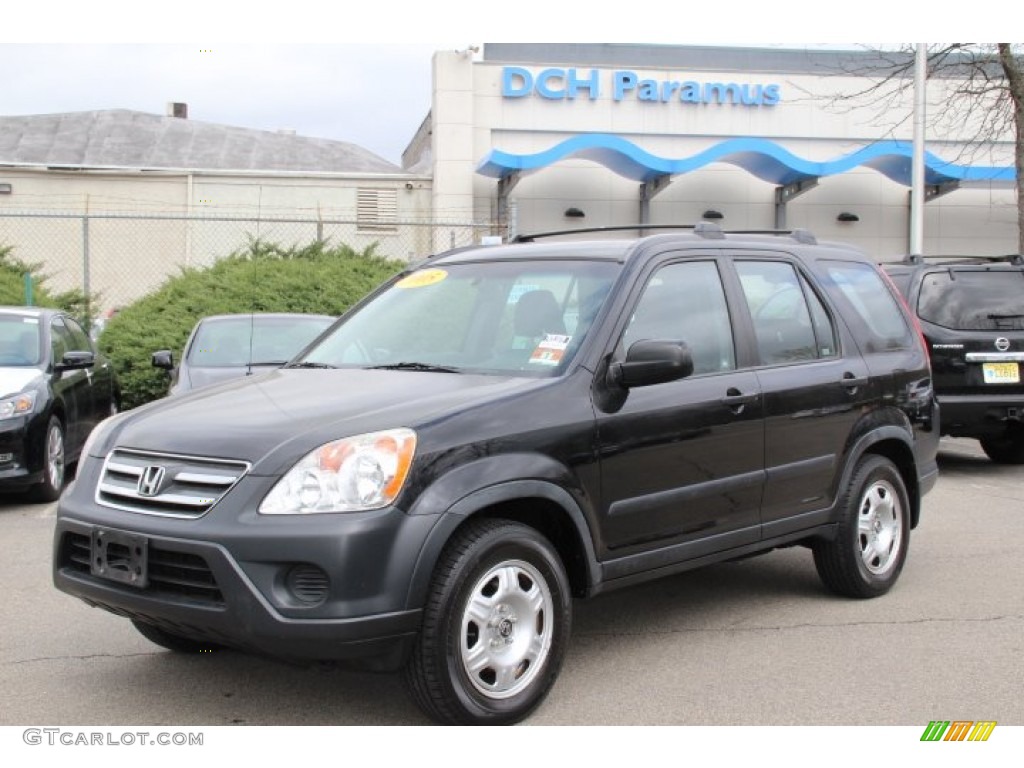 2005 CR-V LX 4WD - Nighthawk Black Pearl / Black photo #1