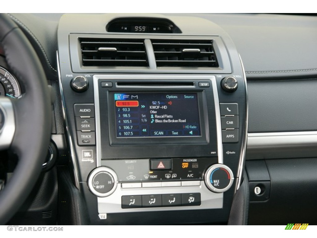 2013 Camry SE V6 - Attitude Black Metallic / Black/Ash photo #6