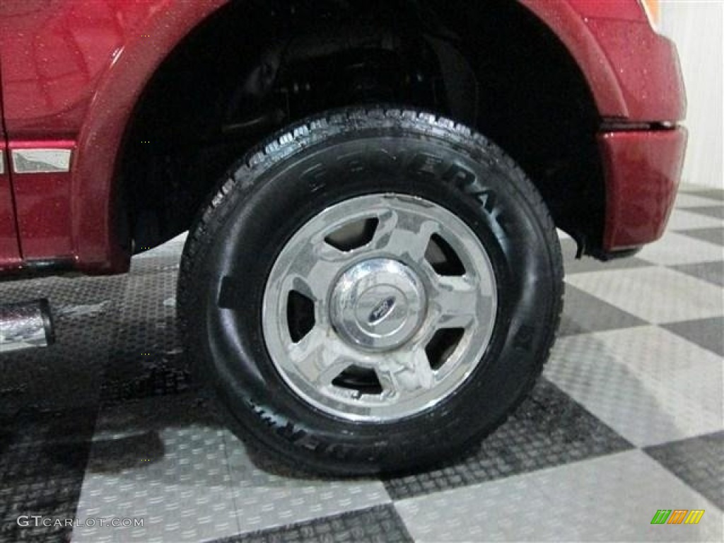 2010 F150 Platinum SuperCrew - Red Candy Metallic / Medium Stone Leather/Sienna Brown photo #8