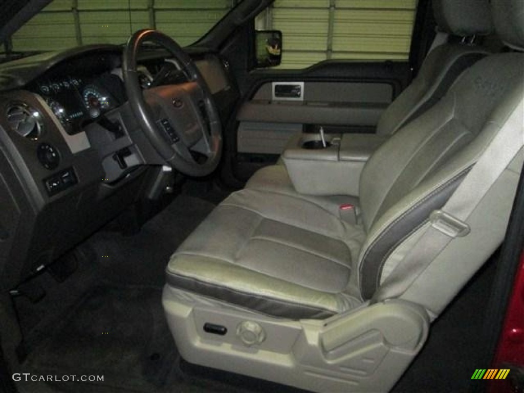 2010 F150 Platinum SuperCrew - Red Candy Metallic / Medium Stone Leather/Sienna Brown photo #10
