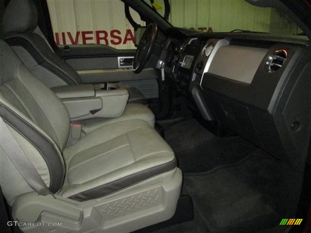 2010 F150 Platinum SuperCrew - Red Candy Metallic / Medium Stone Leather/Sienna Brown photo #17