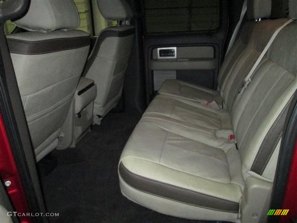 2010 F150 Platinum SuperCrew - Red Candy Metallic / Medium Stone Leather/Sienna Brown photo #20