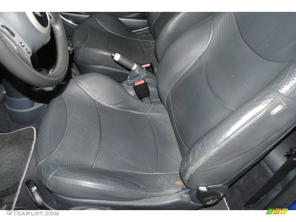 2003 Cooper Hardtop - Indi Blue Metallic / Panther Black photo #12