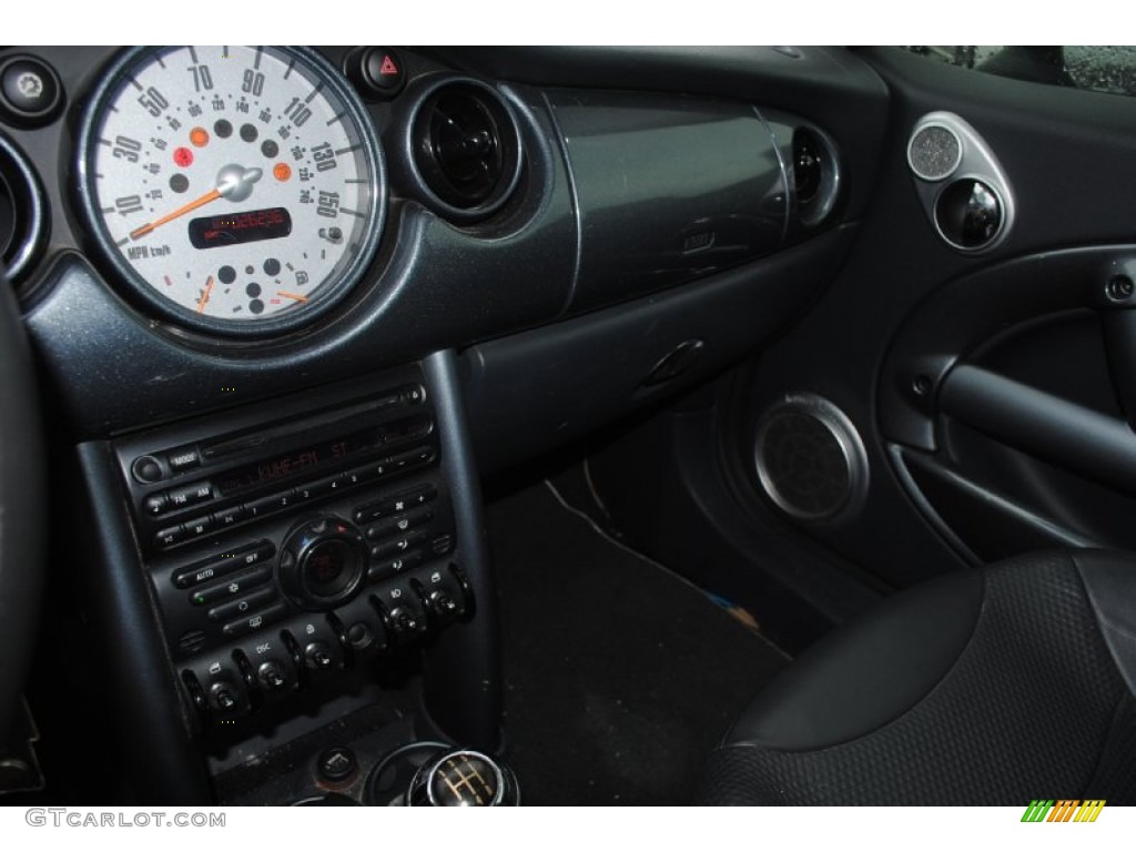 2003 Cooper Hardtop - Indi Blue Metallic / Panther Black photo #14