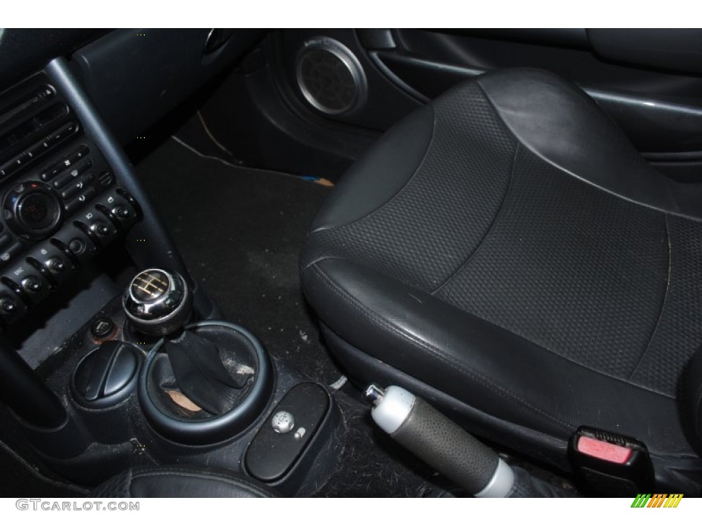 2003 Cooper Hardtop - Indi Blue Metallic / Panther Black photo #15