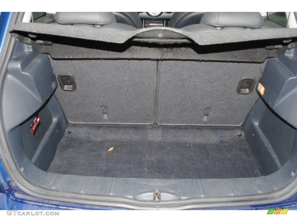 2003 Cooper Hardtop - Indi Blue Metallic / Panther Black photo #21