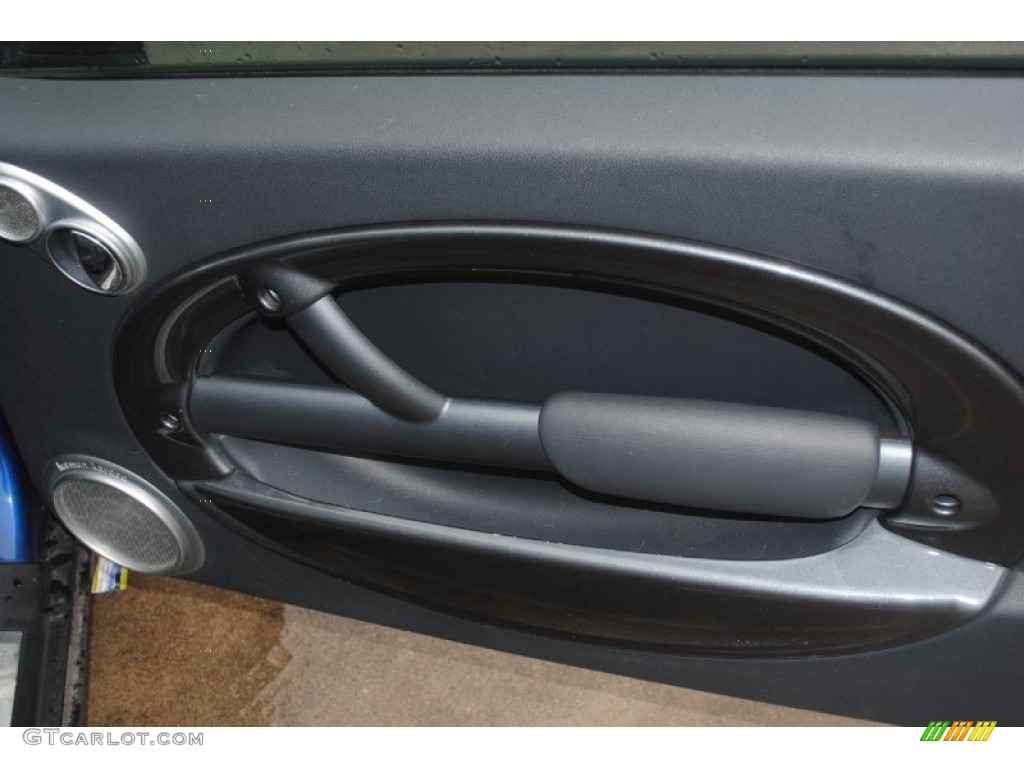2003 Cooper Hardtop - Indi Blue Metallic / Panther Black photo #22
