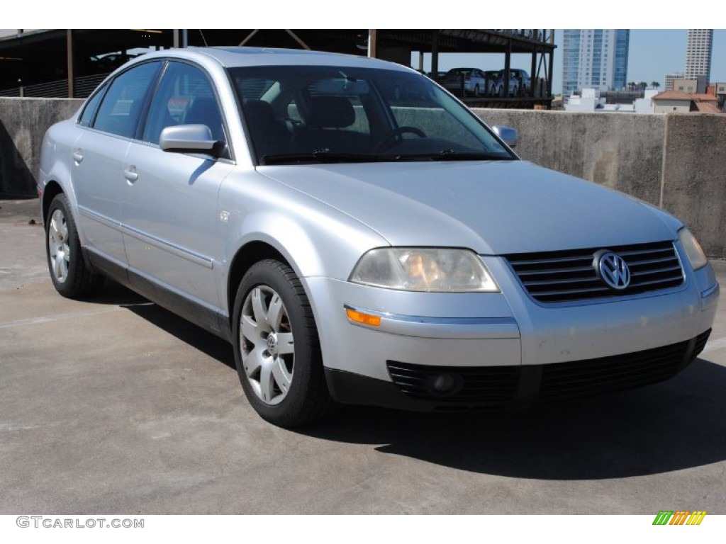 2003 Passat GLX 4Motion Sedan - Reflex Silver Metallic / Black photo #1