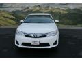 2013 Super White Toyota Camry LE  photo #3