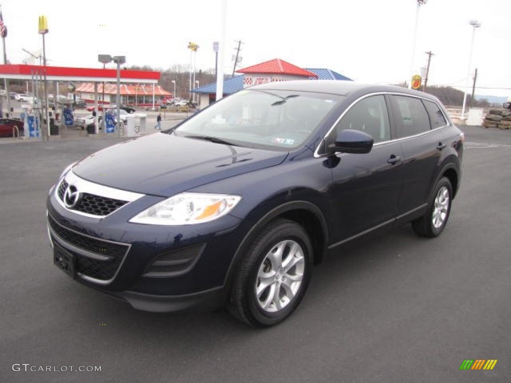 2011 CX-9 Touring AWD - Stormy Blue Mica / Black photo #1